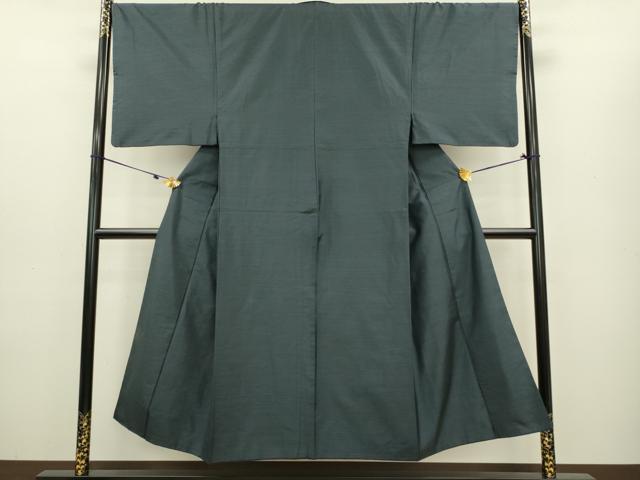 平和屋着物●男性　本場大島紬　アンサンブル　長羽織　格子　正絹　逸品　DAAV3292du