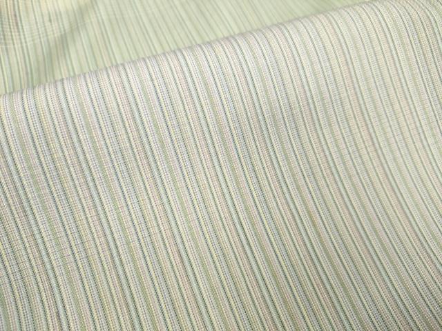 平和屋着物●上質な紬　変わり市松　正絹　逸品　DAAV3300du