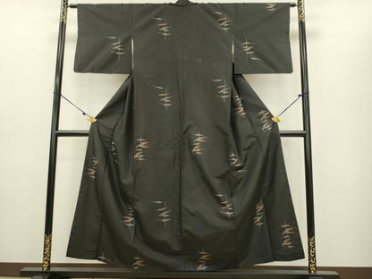 平和屋着物●本場大島紬 地空き 成り物 正絹 逸品 DAAV3304du