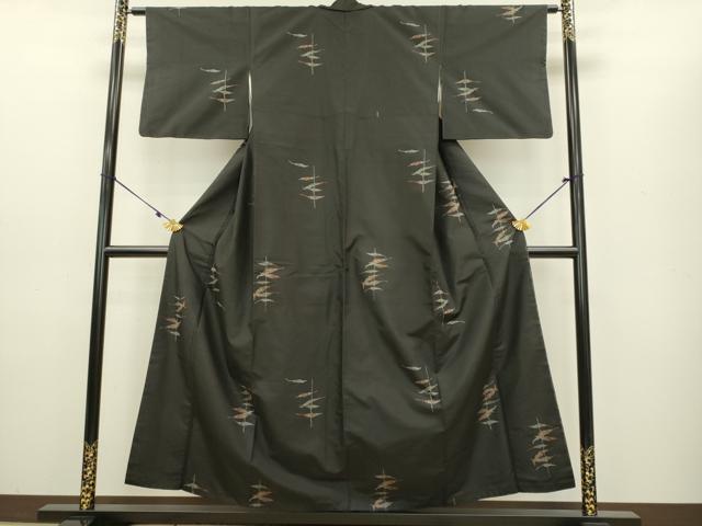 平和屋着物●本場大島紬 地空き 成り物 正絹 逸品 DAAV3304du
