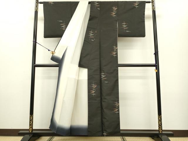平和屋着物●本場大島紬 地空き 成り物 正絹 逸品 DAAV3304du
