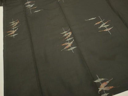 平和屋着物●本場大島紬 地空き 成り物 正絹 逸品 DAAV3304du