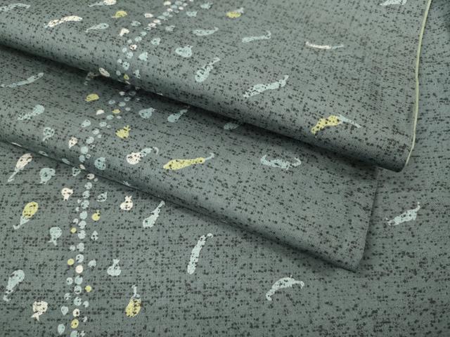 平和屋着物●本場染大島紬　成り物　正絹　逸品　DAAV3307du