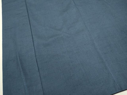 平和屋着物●男性 紬 アンサンブル 紅碧色 正絹 逸品 DAAV3313du