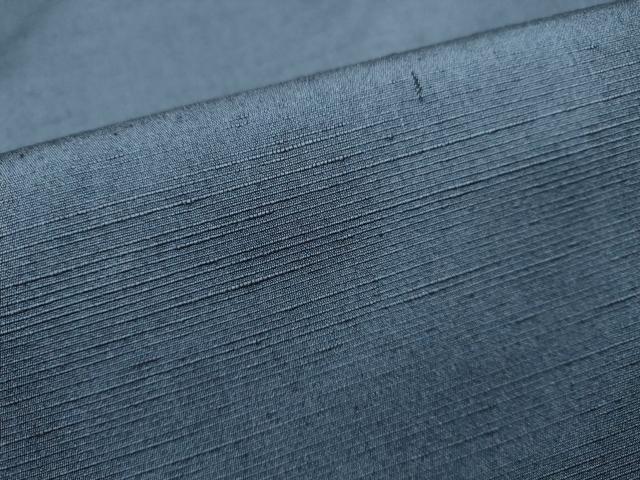 平和屋着物●男性 紬 アンサンブル 紅碧色 正絹 逸品 DAAV3313du