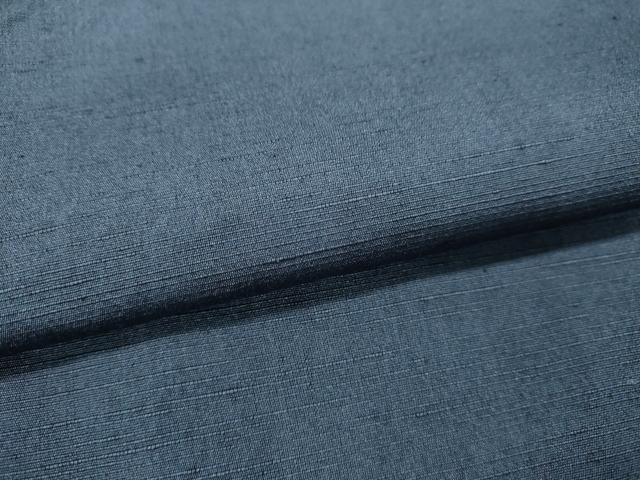 平和屋着物●男性 紬 アンサンブル 紅碧色 正絹 逸品 DAAV3313du