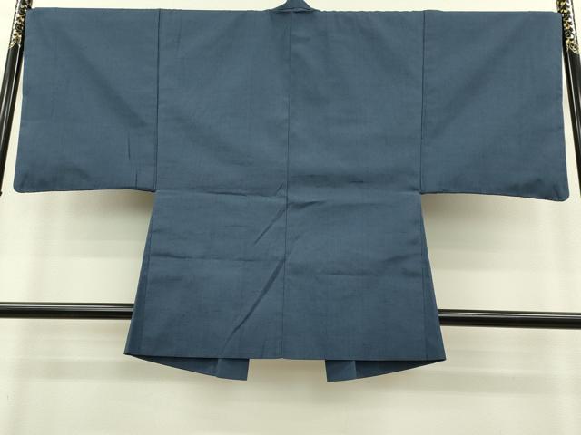 平和屋着物●男性 紬 アンサンブル 紅碧色 正絹 逸品 DAAV3313du