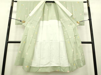 平和屋着物●長襦袢　無双仕立て　源氏香　三越扱い　正絹　逸品　未使用　DAAV3315du
