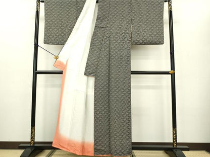 平和屋着物●重要無形文化財　人間国宝　中村勇二郎　江戸小紋　小花七宝　正絹　逸品　DAAV3332du