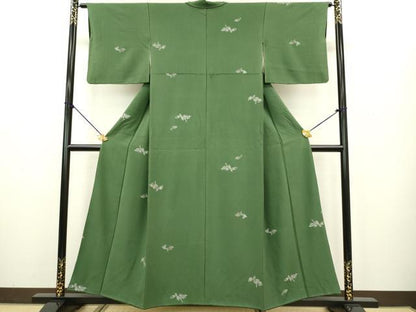 平和屋着物●上質な小紋 成り物 正絹 逸品 DAAV3333du