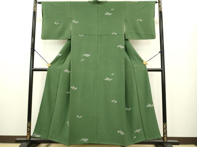 平和屋着物●上質な小紋 成り物 正絹 逸品 DAAV3333du