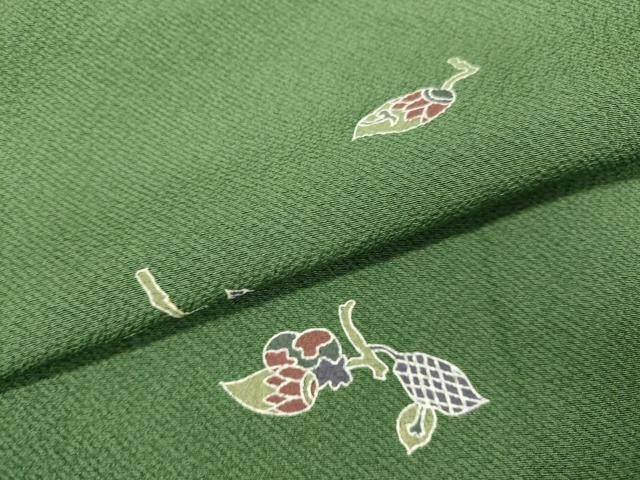 平和屋着物●上質な小紋 成り物 正絹 逸品 DAAV3333du