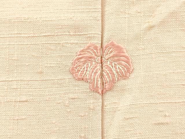 平和屋着物●結城紬 洗柿色 正絹 逸品 DAAV3338du