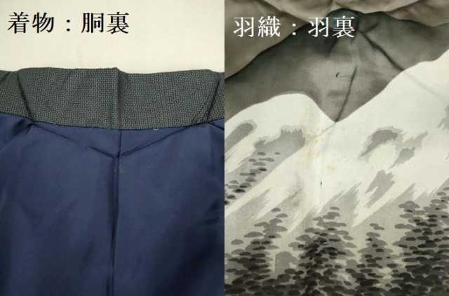 平和屋着物●男性　本場大島紬　アンサンブル　100亀甲　総詰め　正絹　逸品　DAAV3340du
