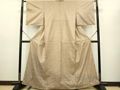 平和屋着物●本場染大島紬 訪問着 霞文 正絹 逸品 DAAV3347du