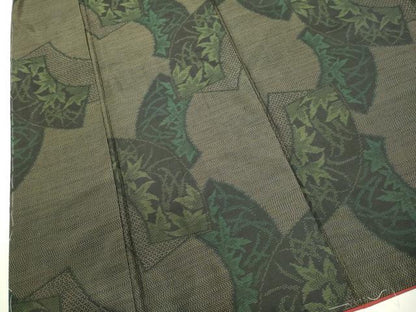 平和屋着物●本場大島紬 地紙重ね花文 正絹 逸品 未使用 DAAV3395du