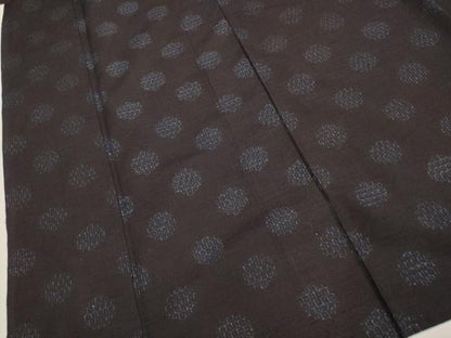 平和屋着物●上質な紬 丸文 正絹 逸品 DAAV3446du