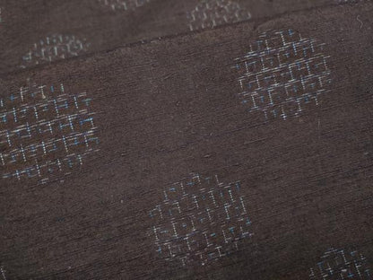 平和屋着物●上質な紬 丸文 正絹 逸品 DAAV3446du