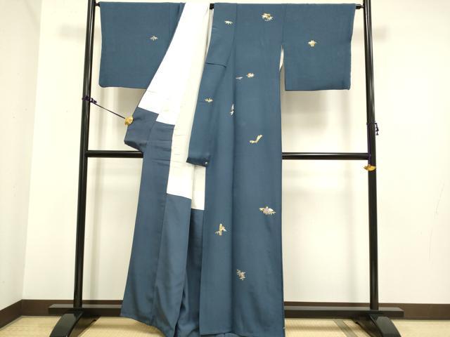 平和屋着物●上質な小紋 女人笹竹文 正絹 逸品 DAAV3448du