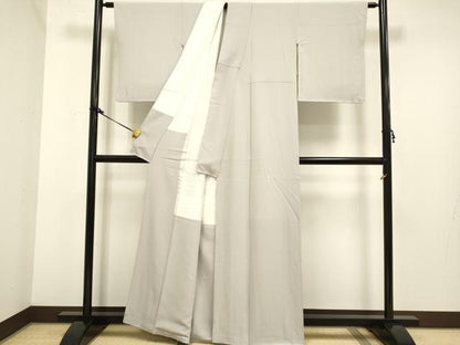 平和屋着物●上質な色無地 胡桃染色 正絹 逸品 DAAV3478du