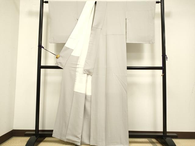平和屋着物●上質な色無地 胡桃染色 正絹 逸品 DAAV3478du