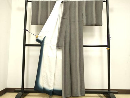 平和屋着物●江戸小紋 吉祥間道 正絹 逸品 DAAV3485du