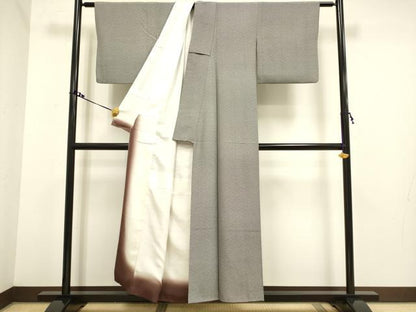 平和屋着物●江戸小紋　鮫小紋柄　正絹　逸品　DAAV3487du