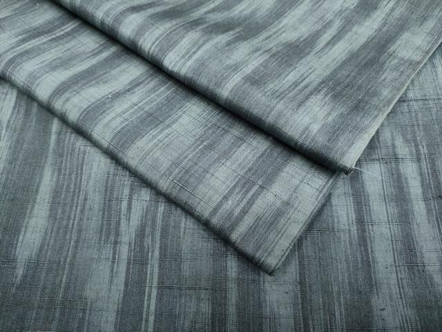 平和屋着物●上質な紬 霞文 正絹 逸品 DAAV3488du