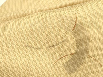 平和屋着物＊夏物 九寸名古屋帯 手描き 抽象文様 金糸 正絹 逸品 DAAV3554cm