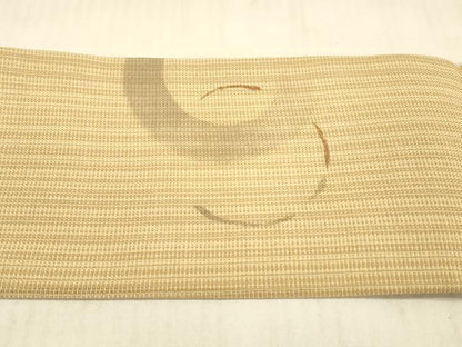 平和屋着物＊夏物 九寸名古屋帯 手描き 抽象文様 金糸 正絹 逸品 DAAV3554cm