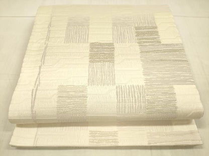 平和屋着物＊夏物 六通柄袋帯 抽象文様 正絹 逸品 DAAV3677cm