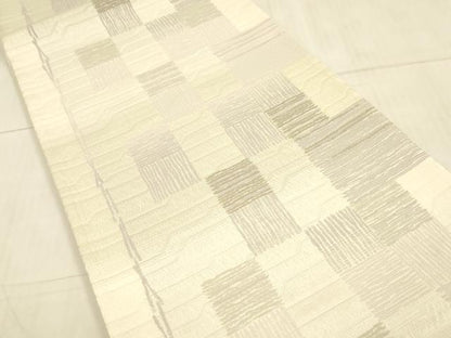 平和屋着物＊夏物 六通柄袋帯 抽象文様 正絹 逸品 DAAV3677cm