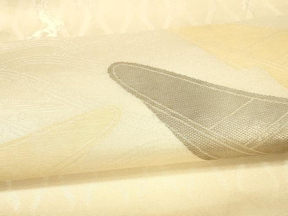 平和屋着物＊夏物　太鼓柄袋帯　流水舟文　銀糸　正絹　逸品　DAAV3889cm