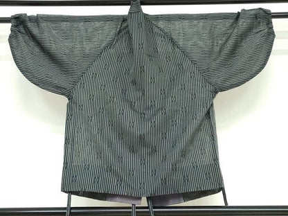 平和屋着物▽和装コート スリーシーズン 春夏秋 塵除け 抽象紋紗 正絹 逸品 DAAV4451ud