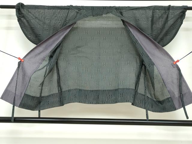 平和屋着物▽和装コート スリーシーズン 春夏秋 塵除け 抽象紋紗 正絹 逸品 DAAV4451ud