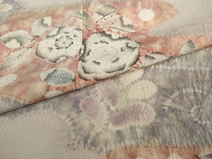 平和屋着物●十日町　名門　滝泰謹製　訪問着　辻が花　正絹　逸品　DAAV4838ud