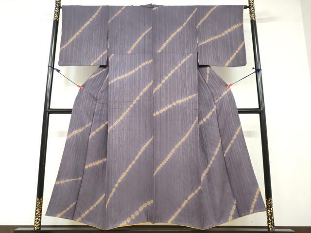 平和屋着物●上質な小紋 抽象文様 正絹 逸品 DAAV4847ud
