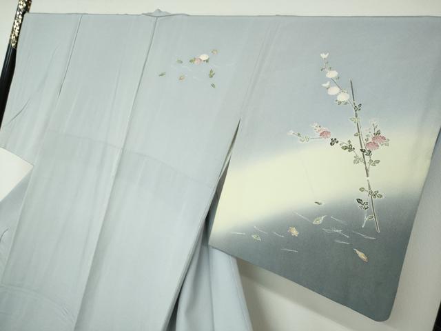 平和屋着物●訪問着　友禅　作家物　童子遊び　暈し染め　正絹　逸品　DAAV4857ud