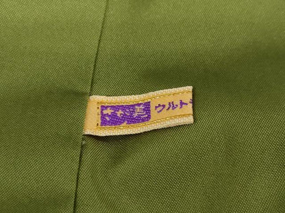 平和屋着物●訪問着　紬地　切嵌草花丸文　さが美扱い　正絹　逸品　DAAV4864ud