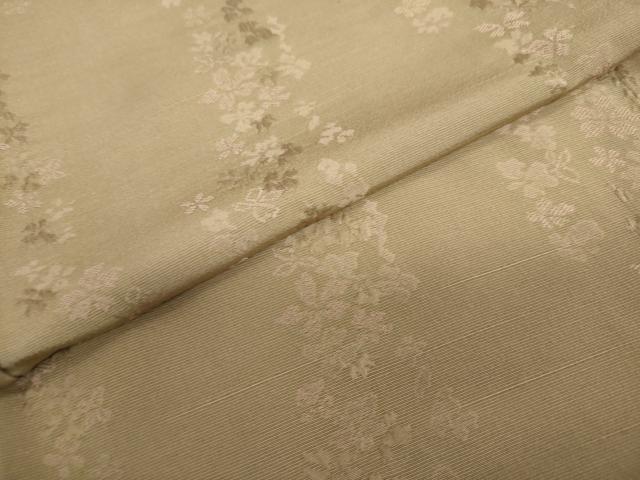 平和屋着物●上質な紬 草花間道 正絹 逸品 DAAV4868ud