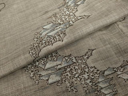平和屋着物●本場大島紬 9マルキ 雲霞風景文 正絹 逸品 DAAV4885ud