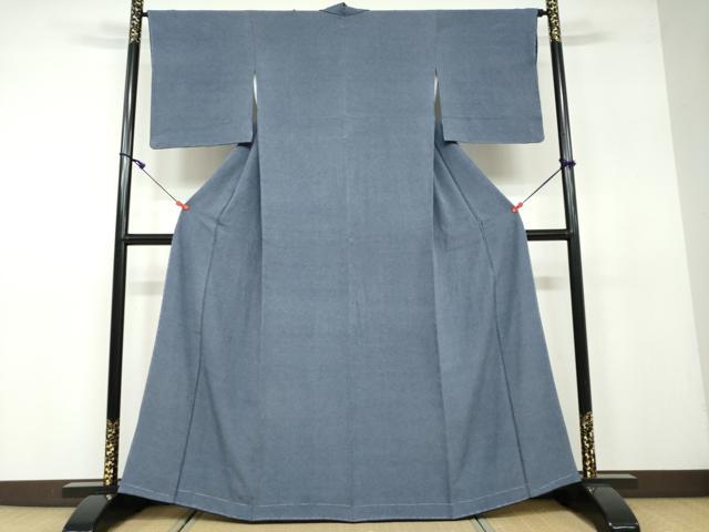 平和屋着物●江戸小紋　小紋師　飯島輝也　鮫小紋柄　正絹　逸品　未使用　DAAV4896ud