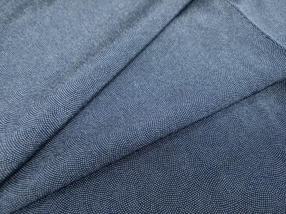 平和屋着物●江戸小紋　小紋師　飯島輝也　鮫小紋柄　正絹　逸品　未使用　DAAV4896ud