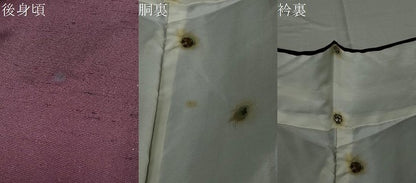 平和屋着物●上質な小紋 紬地 手描き 短冊草花文 正絹 逸品 DAAV4899ud