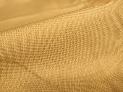 平和屋着物●上質な紬　柑子色　正絹　逸品　DAAV4930ud