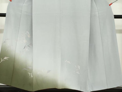 平和屋着物●訪問着 芒文 暈し染め 正絹 逸品 DAAV4933ud