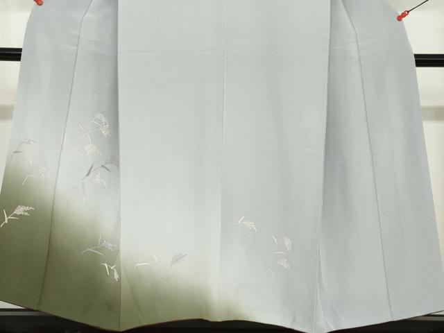 平和屋着物●訪問着 芒文 暈し染め 正絹 逸品 DAAV4933ud