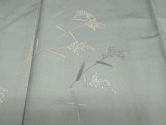 平和屋着物●訪問着 芒文 暈し染め 正絹 逸品 DAAV4933ud