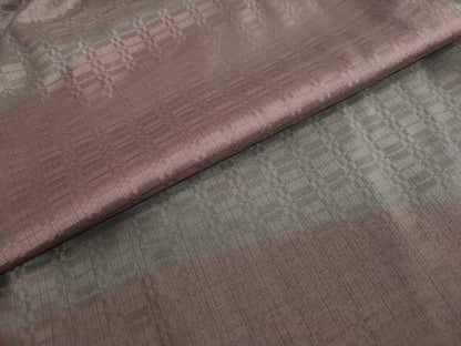 平和屋着物●上質な紬 霞文 正絹 逸品 DAAV4938ud