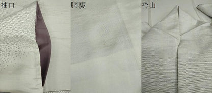 平和屋着物●訪問着 紬地 大名行列 正絹 逸品 DAAV4956ud